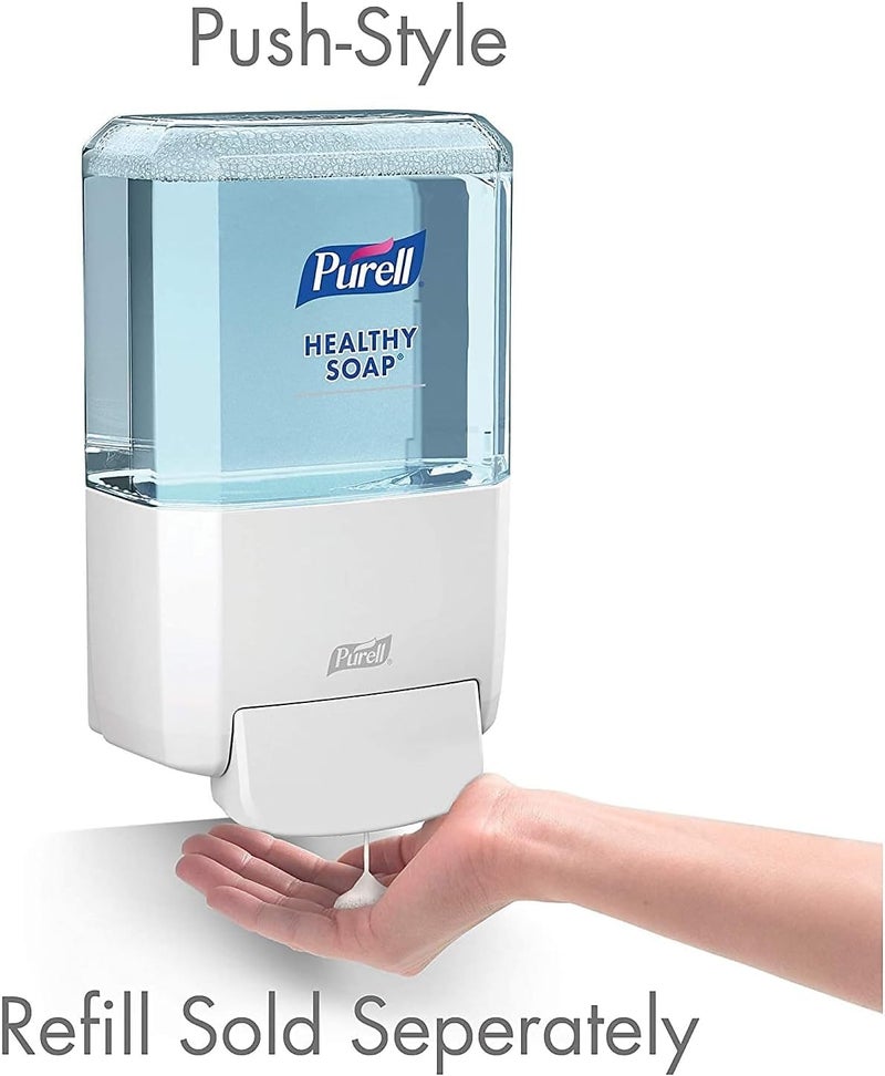 Purell ES4 Manual Wall-Mounted Hand Soap Dispenser, White, Compatible with 1200 mL Brand HEALTHY SOAP Refills (Pack of 1) - 5030-01 - Manufactured by GOJO, Inc. - Image 2